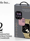 Radley smartwatch gold plated stainless steel bracelet - British product