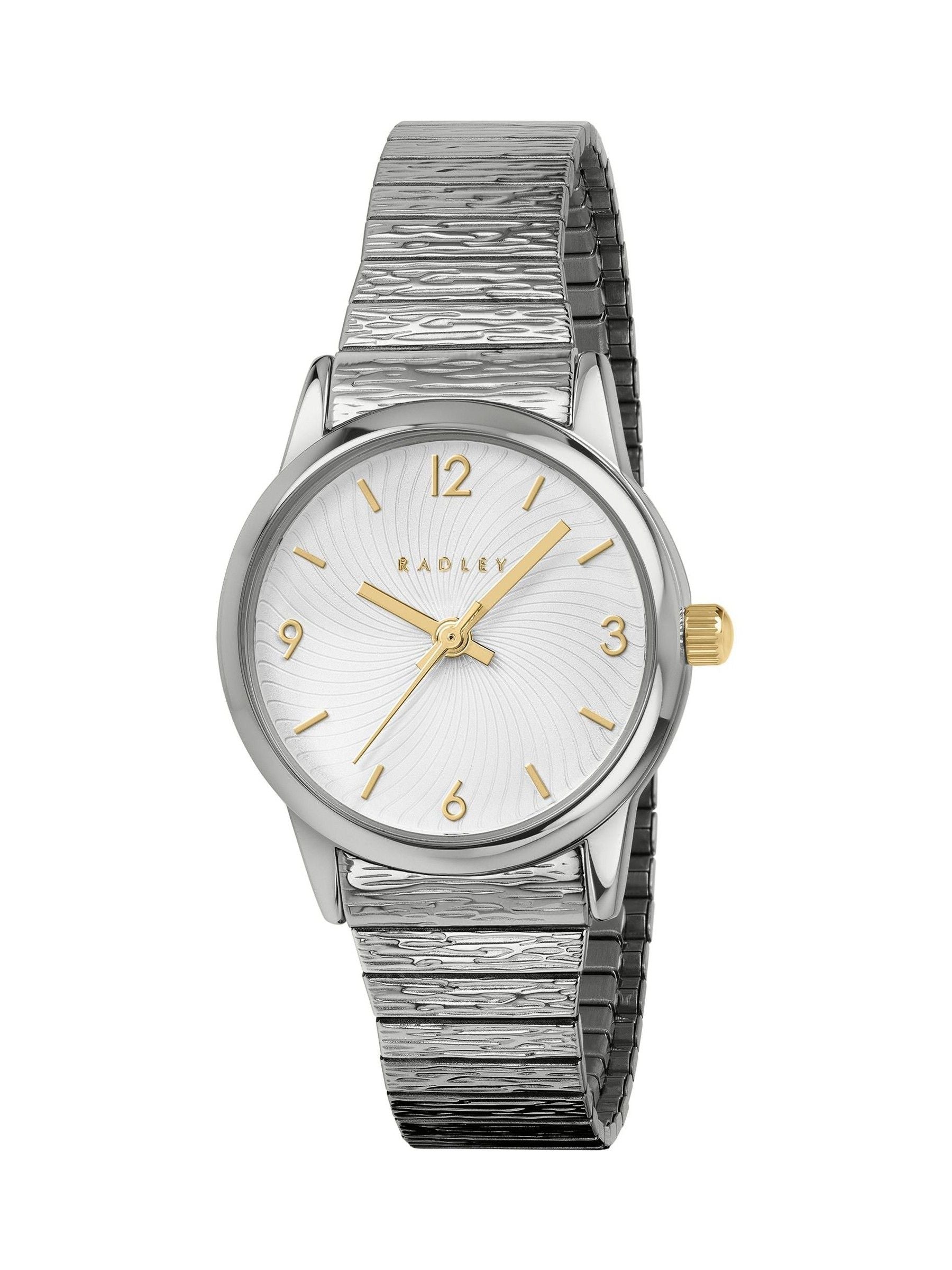 Radley silver plated expander bracelet watch, imported from the UK