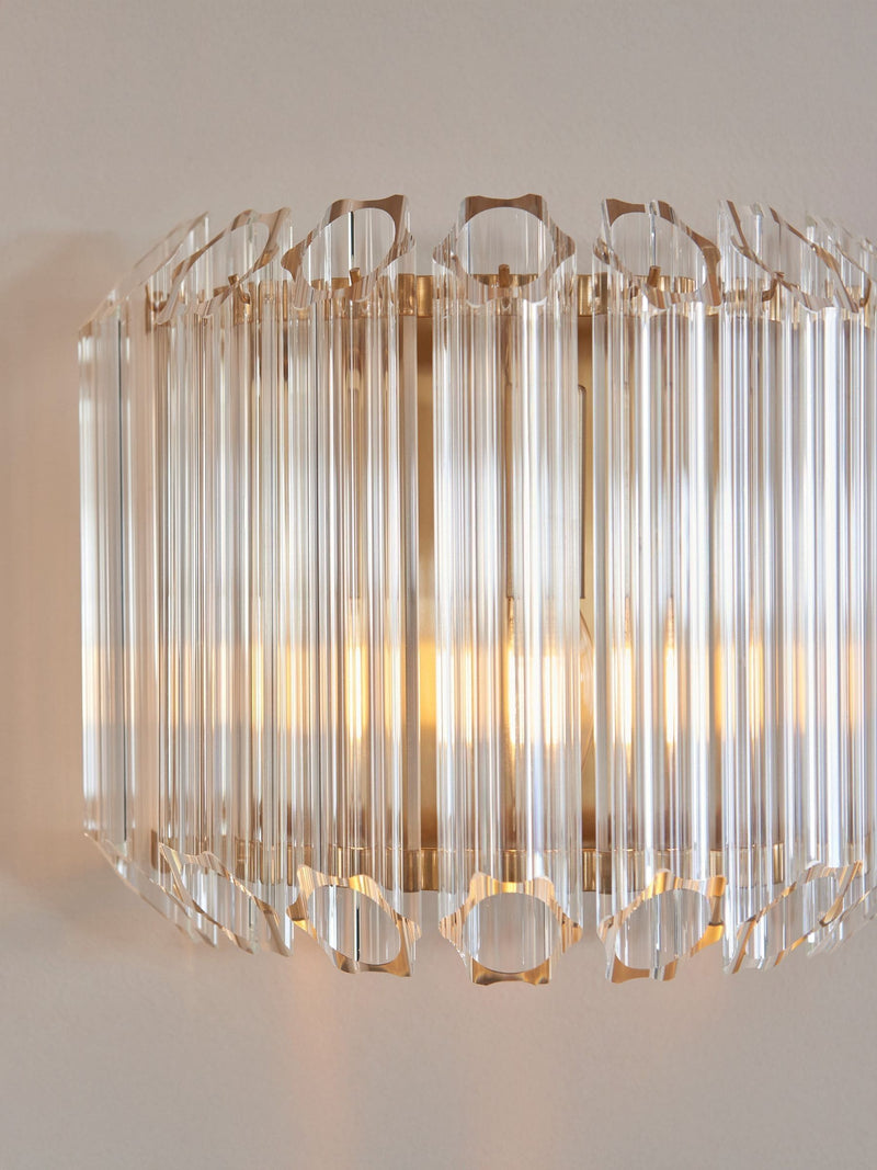 Gallery Home Valera wall light aged brass, UK version