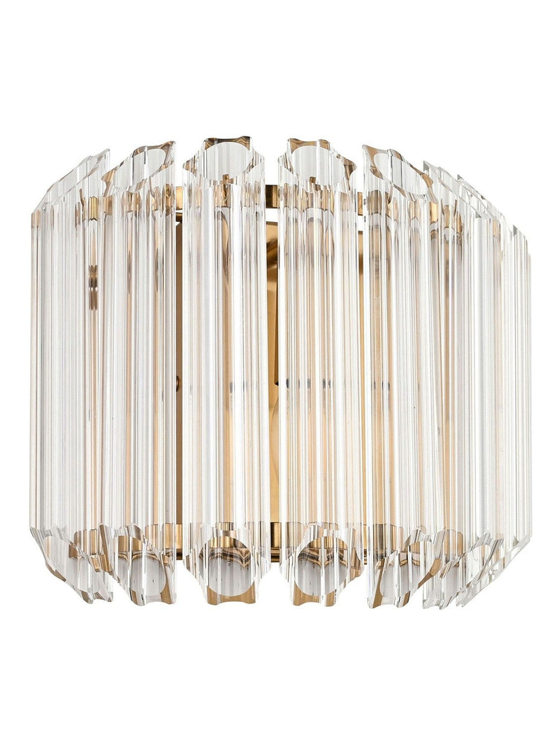 Gallery Home Valera wall light aged brass, UK version