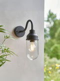 Gallery Home Dark Brown Travine Marble Wall Light 26cm