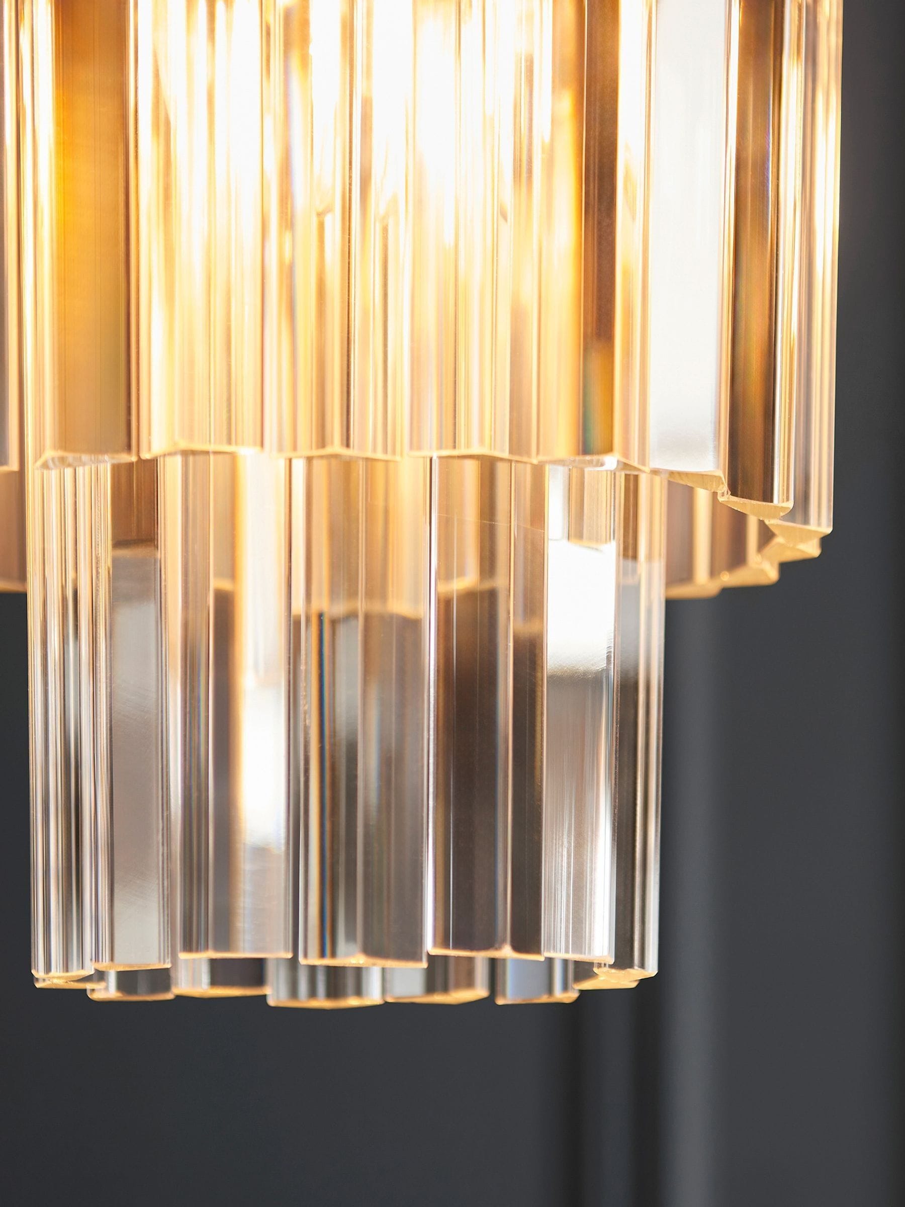 Gallery Home Conrad aged brass ceiling pendant light, imported from the UK