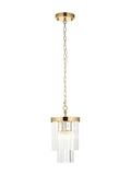 Gallery Home Conrad aged brass ceiling pendant light, imported from the UK