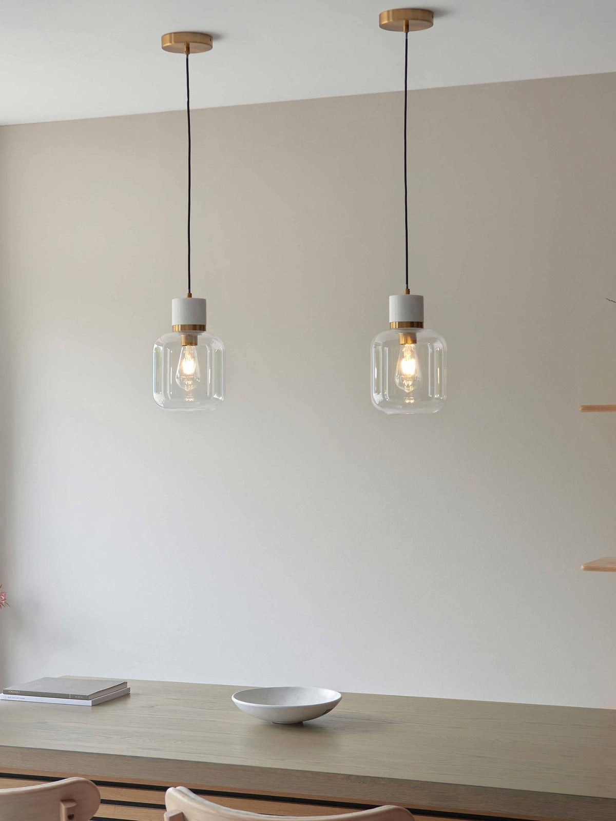 Gallery Home Dark Brown Travine 1 Ceiling Pendant Light