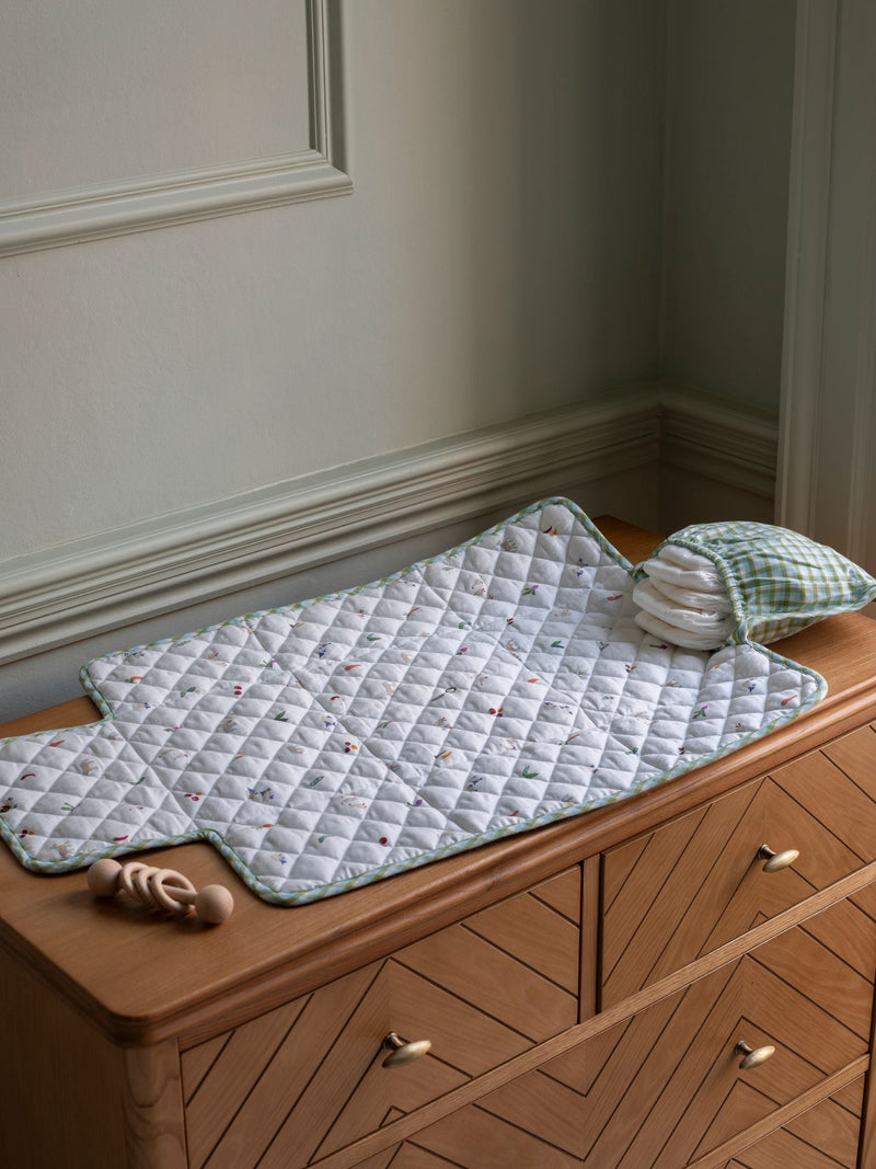 Avery Row Greenhouse Gingham Travel Changing Mat