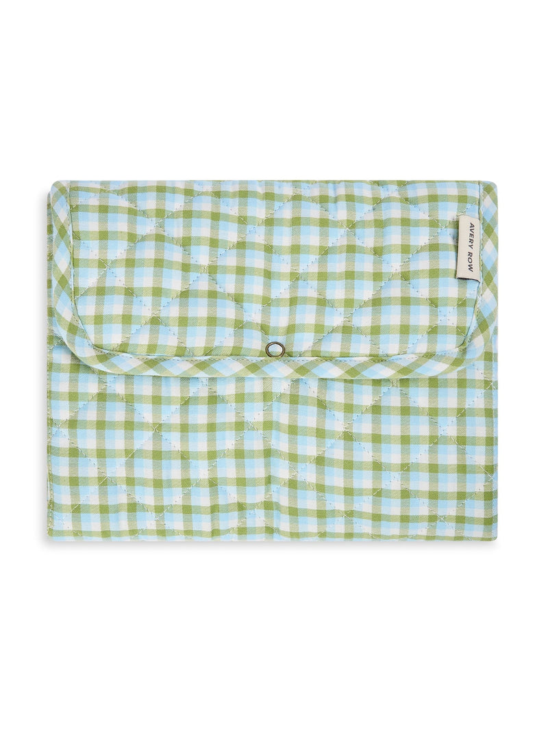 Avery Row Greenhouse Gingham Travel Changing Mat