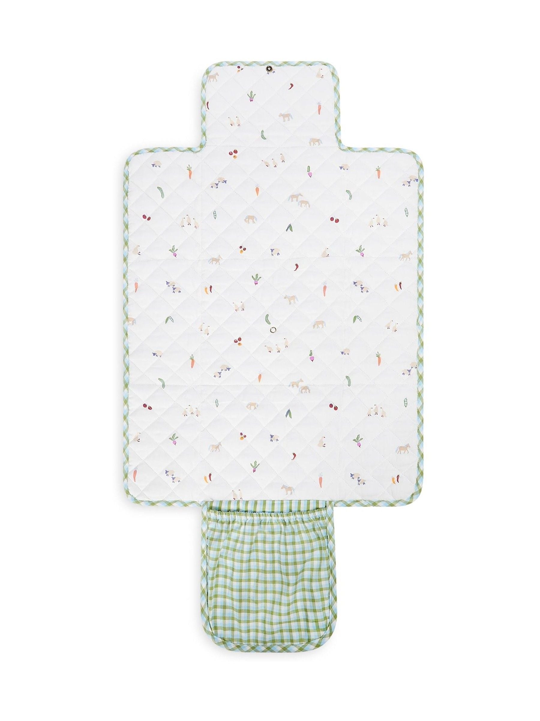 Avery Row Greenhouse Gingham Travel Changing Mat