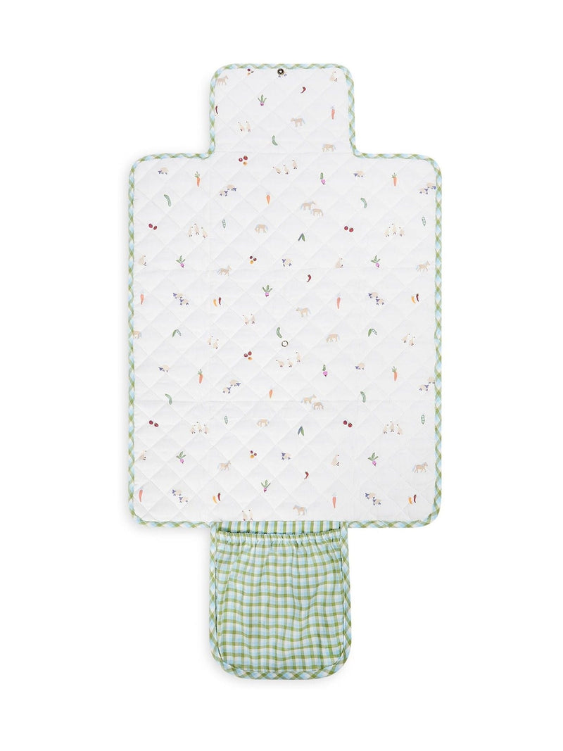 Avery Row Greenhouse Gingham Travel Changing Mat