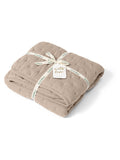 The Little Green Sheep Truffle Dimple Quilt Blanket