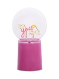 Widdop pink LED neon lamp with Be You Tiful slogan 22cm, UK version