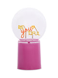 Widdop pink LED neon lamp with Be You Tiful slogan 22cm, UK version