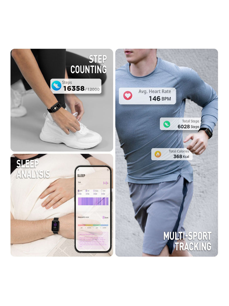 Reflex Active Nexus Black smartwatch, imported from the UK
