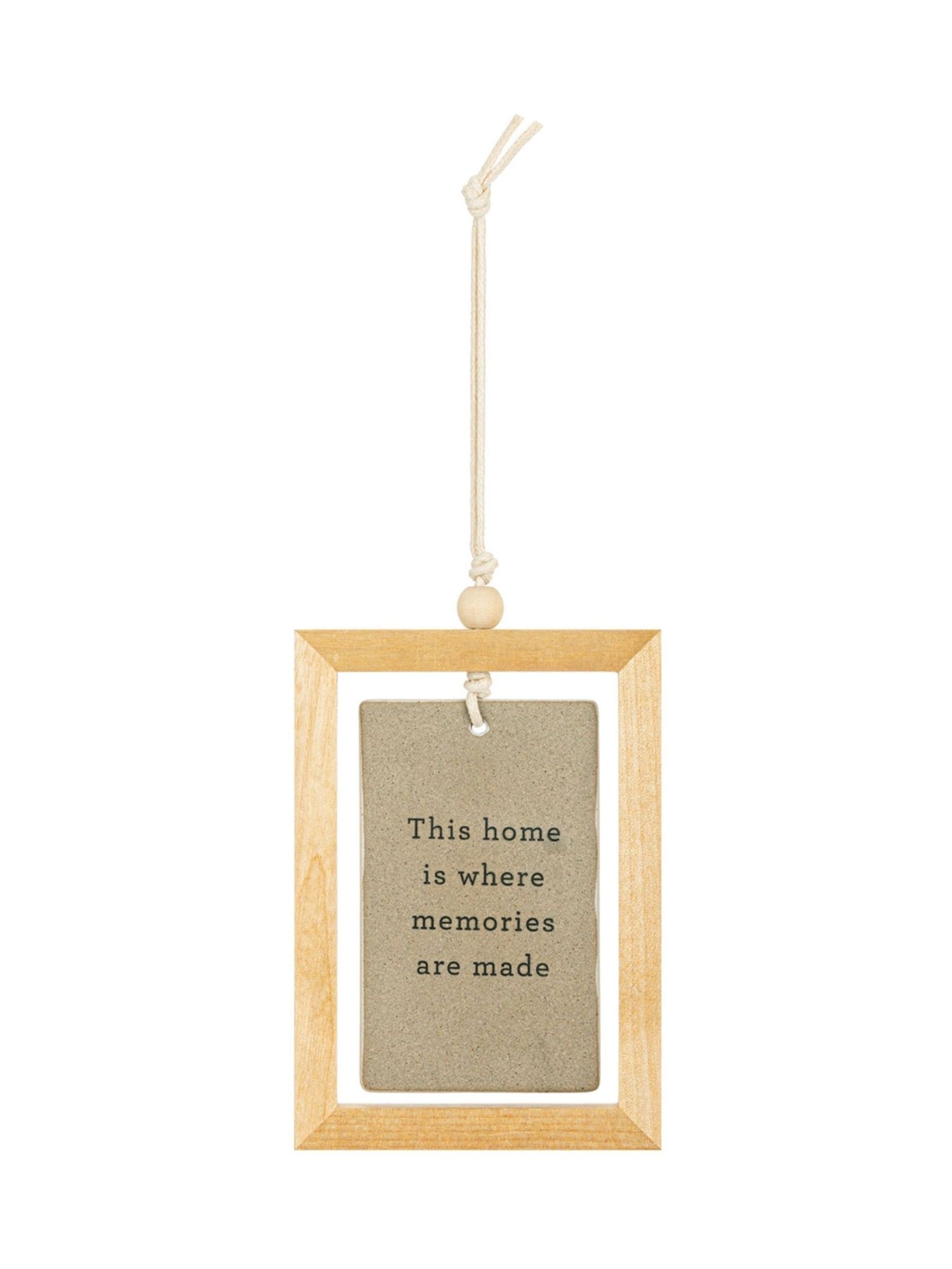 Widdop Home Sweet Home hanging plaque 3x4.5 inch (British brand)