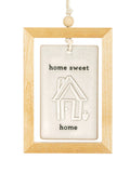 Widdop Home Sweet Home hanging plaque 3x4.5 inch (British brand)