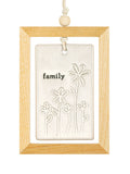 Widdop Stone Together family hanging plaque 3x4.5 inch, UK version