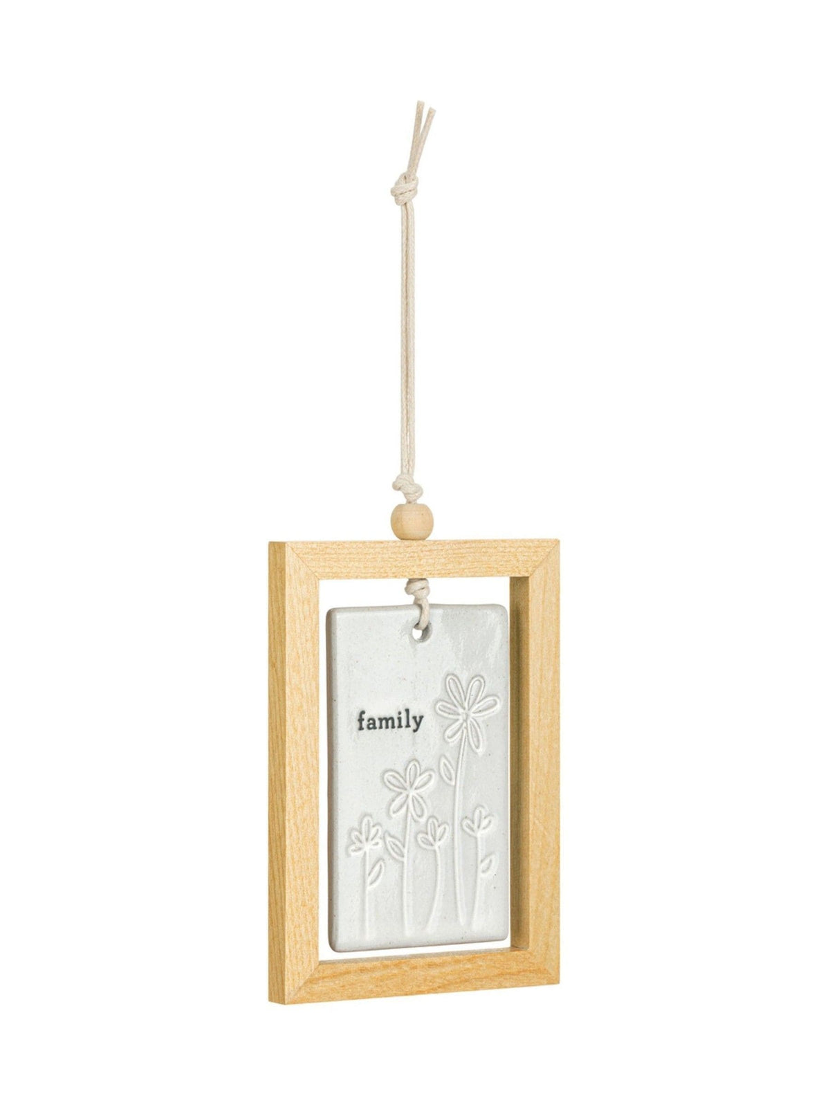 Widdop Stone Together family hanging plaque 3x4.5 inch, UK version