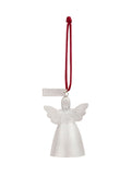 Widdop silver love mini angel bell ornament 4.5x5 inches - British product