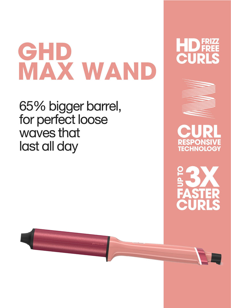 ghd Chronos Curve Max Wand limited edition 38mm - British product