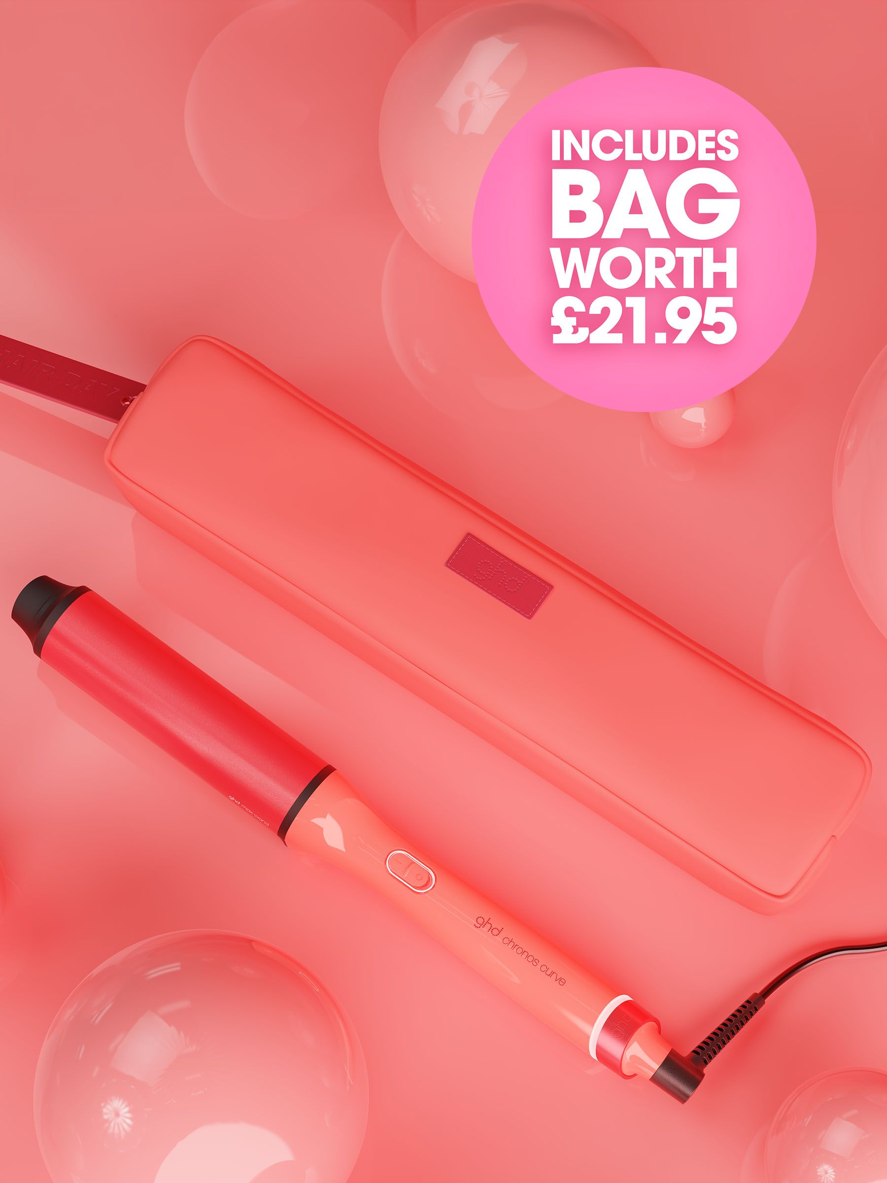 ghd Chronos Curve Max Wand limited edition 38mm - British product