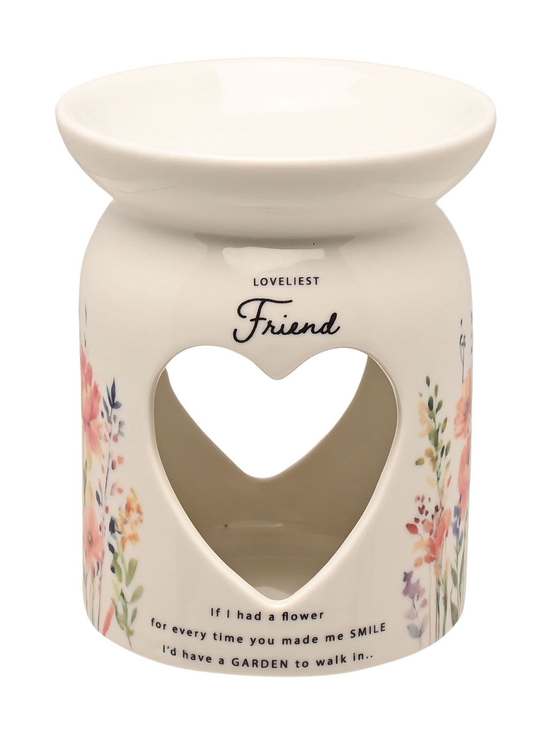 Widdop White Friend wax melt burner, imported from the UK