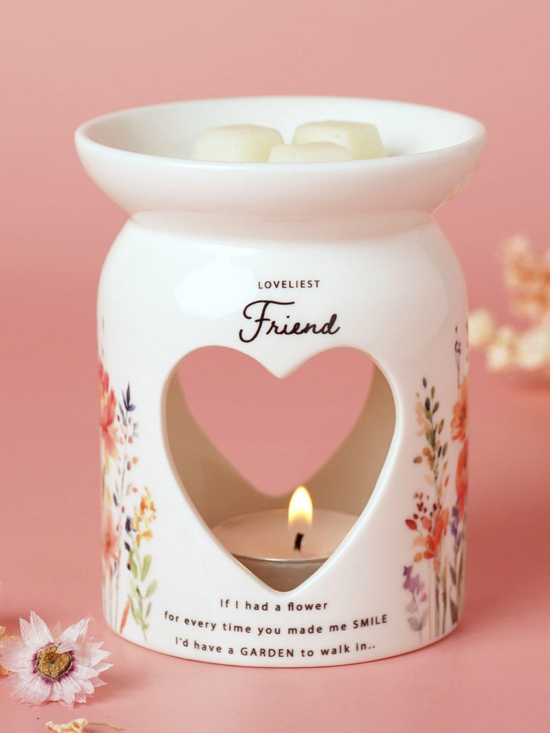 Widdop White Friend wax melt burner, imported from the UK