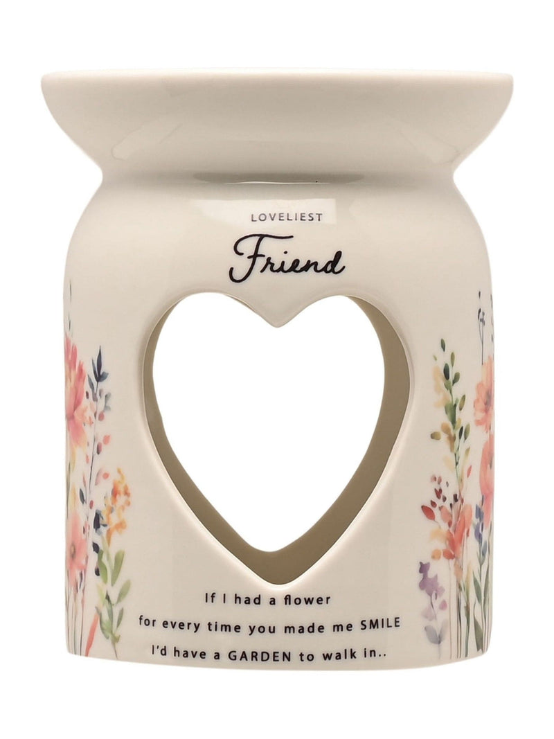Widdop White Friend wax melt burner, imported from the UK