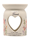 Widdop White Friend wax melt burner, imported from the UK