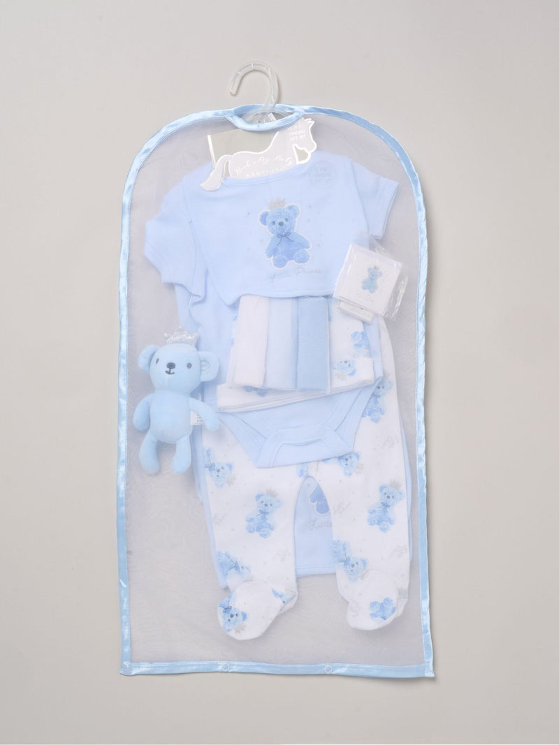 Rock-A-Bye Baby Little Prince 10-piece baby gift set, imported from the UK