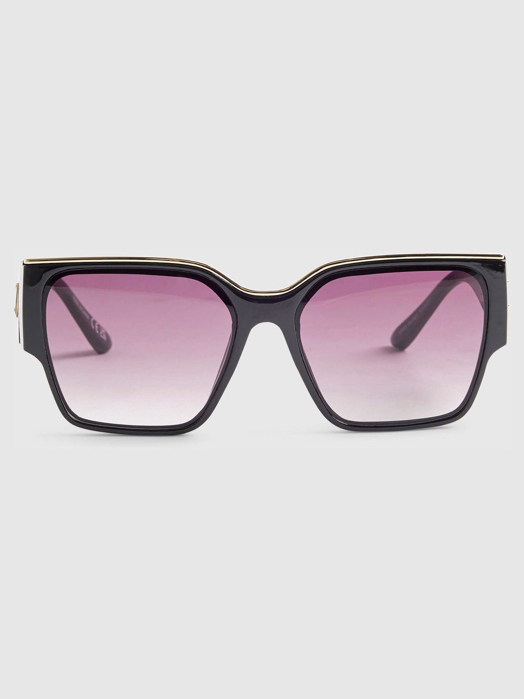 River Island black oversized visor sunglasses - British product