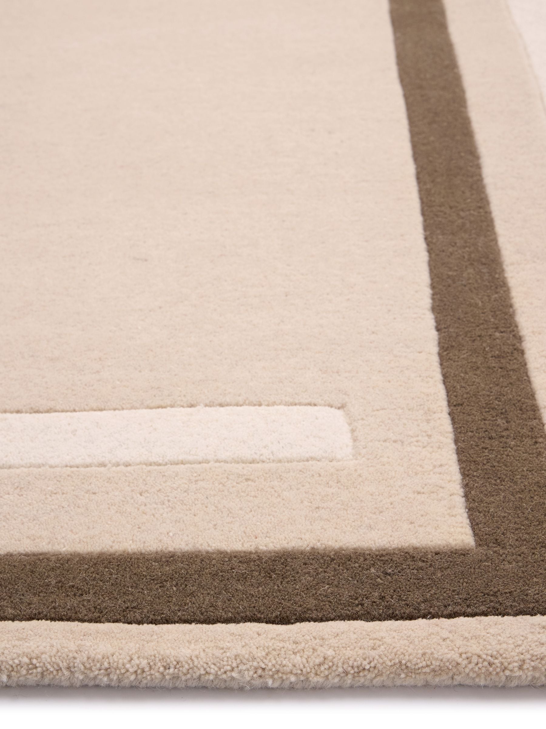 Origin Rugs Contour Wool Rug beige brown - British product