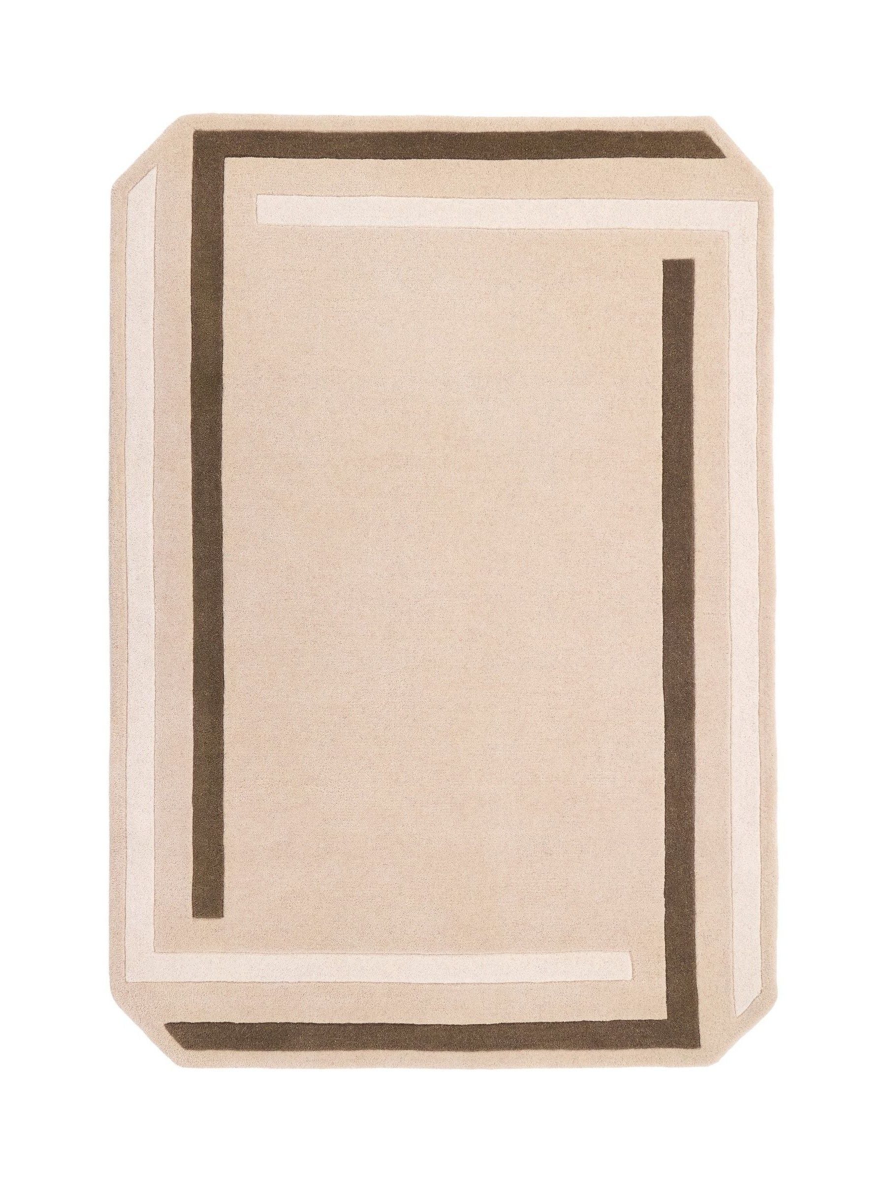 Origin Rugs Contour Wool Rug beige brown - British product