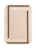 Origin Rugs Contour Wool Rug beige brown - British product