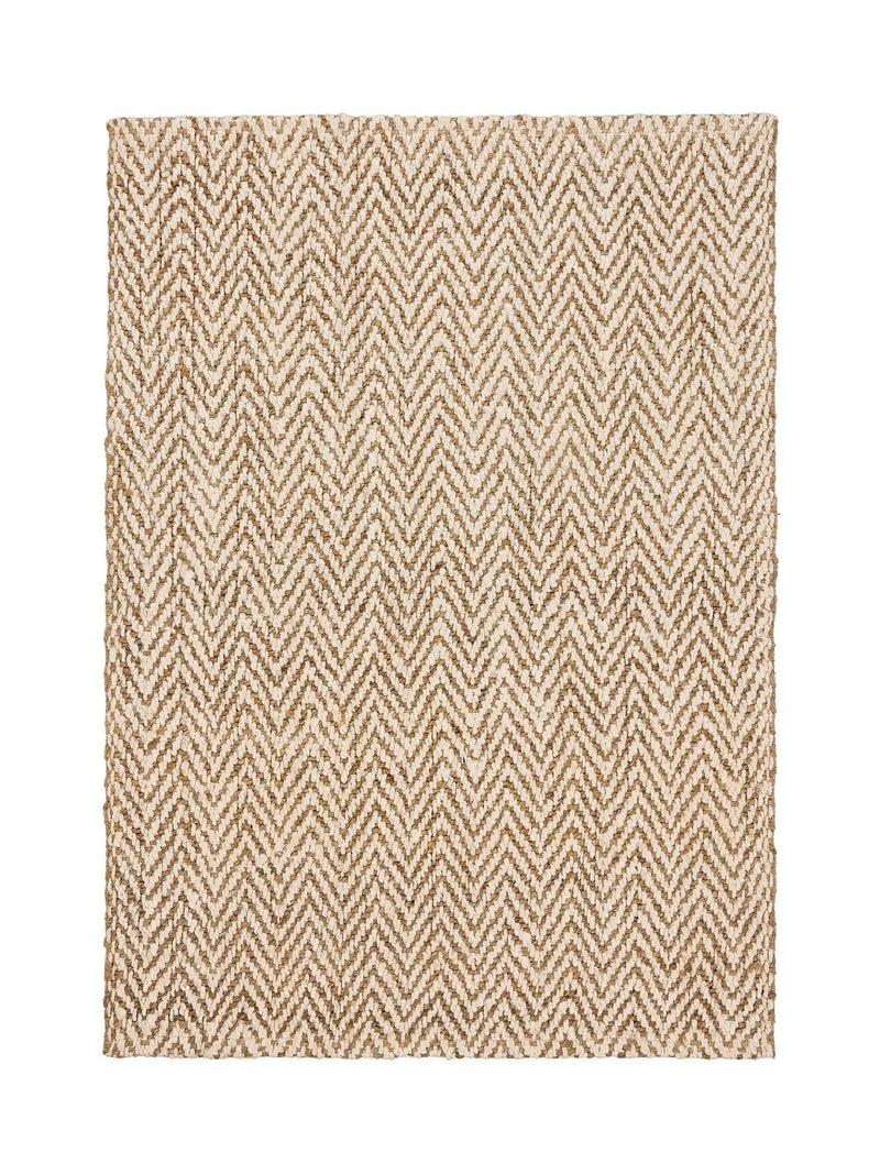 Origin Rugs natural jute herringbone rug (British brand)