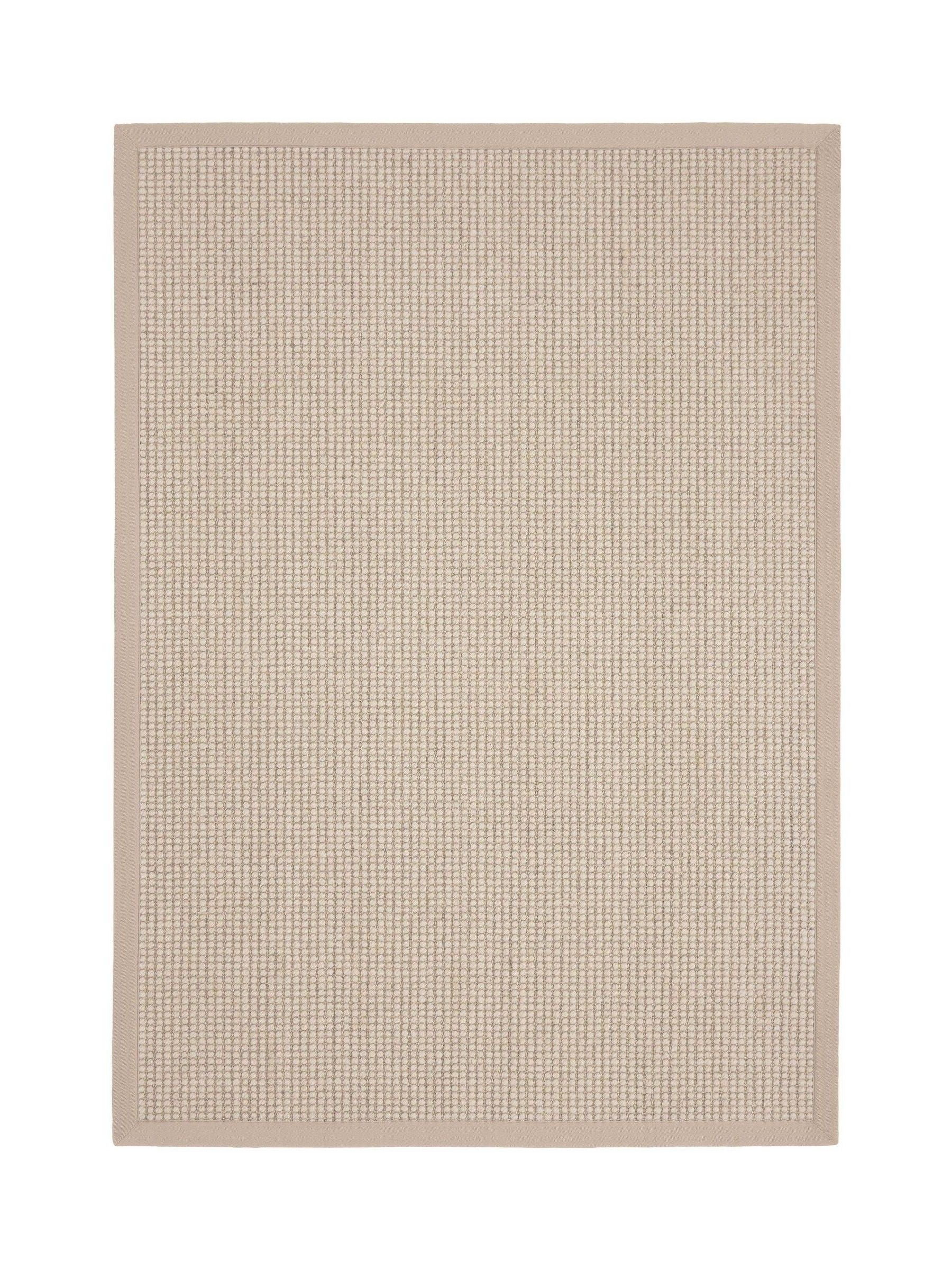 Origin Rugs beige border sisal boucle rug, UK version