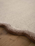 Origin Rugs Natural Brown Scalloped Elsie Runner