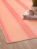 Origin Rugs pink washable sorbet stripe rug, UK version