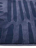 Origin Rugs Navy Pathway rug, machine-woven polyester, UK version
