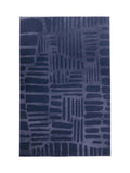Origin Rugs Navy Pathway rug, machine-woven polyester, UK version