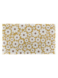 Artsy Mats mustard and cream flower doormat 70x40cm, imported from the UK