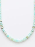 Carrie Elizabeth blue opal beaded necklace 17 inches (British brand)