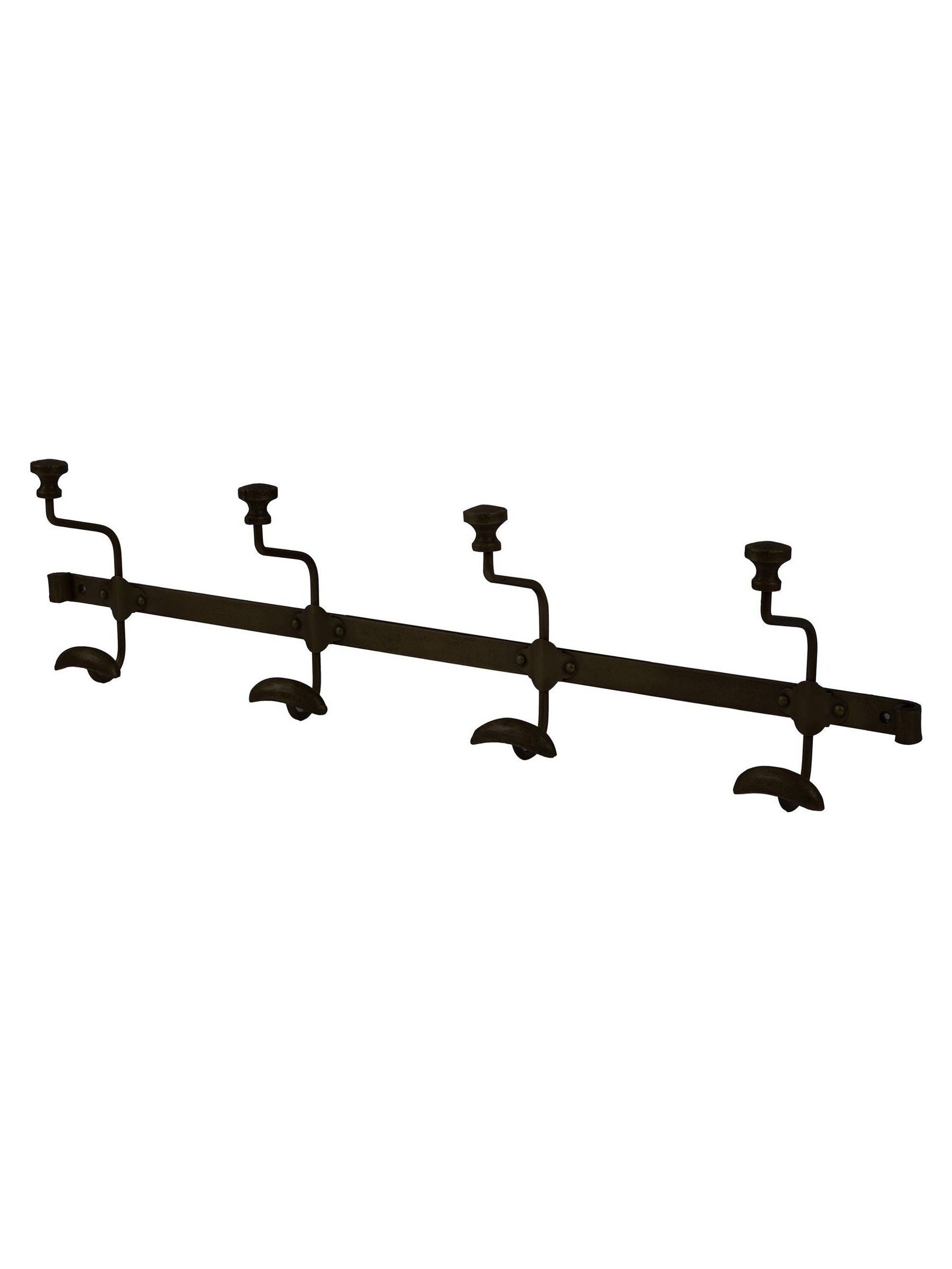 Dibor Black Duke antique metal wall hooks, imported from the UK