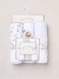 Rockabye Baby animal print hooded towel set 3 pack (British brand)