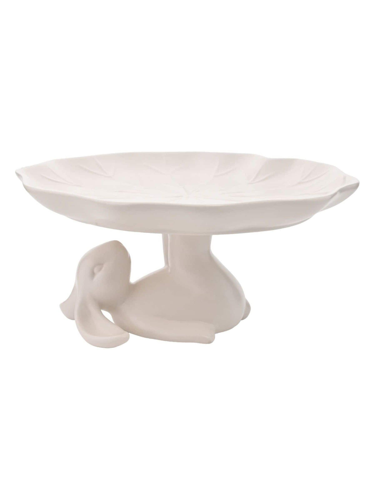 Widdop White Bunny cake stand 24cm - British product
