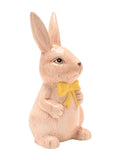 Widdop Brown bunny figurine yellow bow 18.5cm - British product