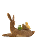 Widdop Brown resin figurine rabbit chick robin frog - British product