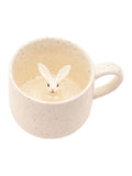 Widdop cream bunny mug ceramic 9cm, UK version