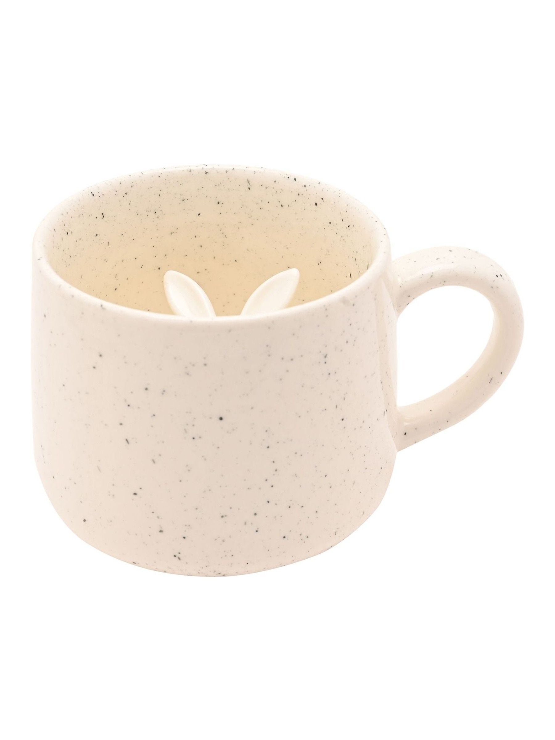 Widdop cream bunny mug ceramic 9cm, UK version
