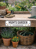 Personalised garden street sign 50cm x 13cm, imported from the UK