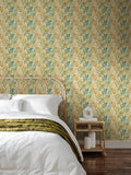 Hoopla Walls Sage Willow Verdant Leaves Wallpaper 10M