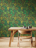 Hoopla Walls Stone Sand Botanical Leaves Wallpaper 10m